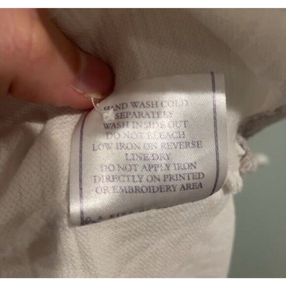 Akoo Polo Shirt Men's 2XL White Fox Logo Shirt Sleeve Epaulettes Y2K - Picture 11 of 12